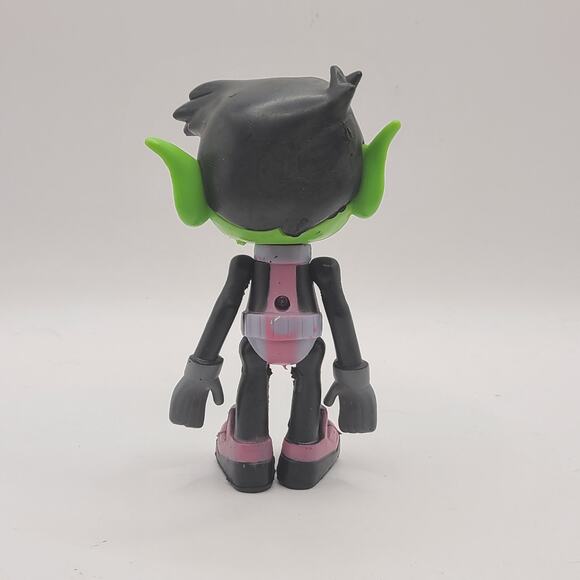 Teen Titans Go BEAST BOY Jazwares DC Comics 2" Action Figure Green Black Gray - Picture 3 of 3